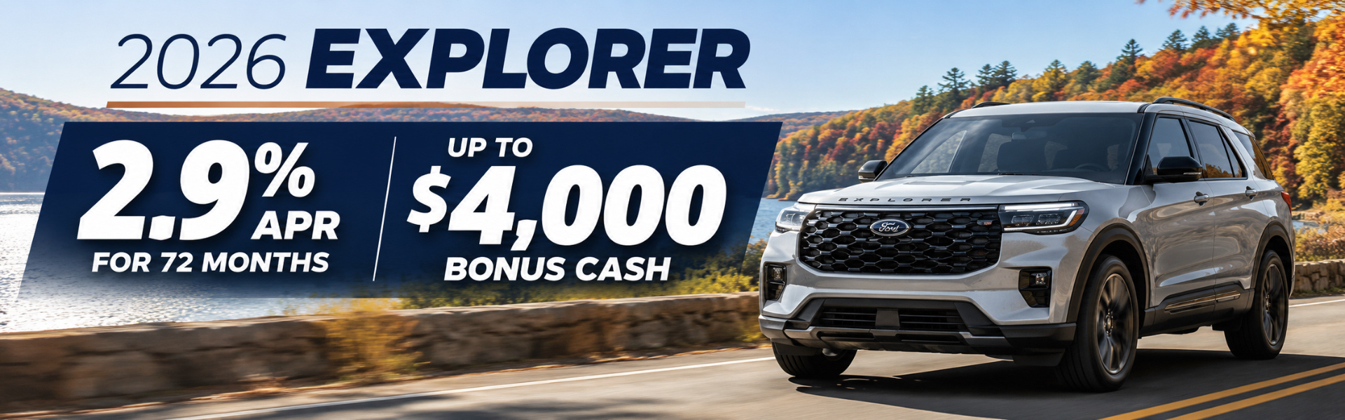 2026 Ford Explorer Low Financing