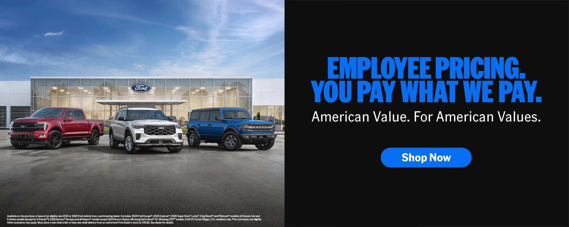Employee Pricing . You pay what we pay at Mike Carpino Ford Columbus in Columbus 