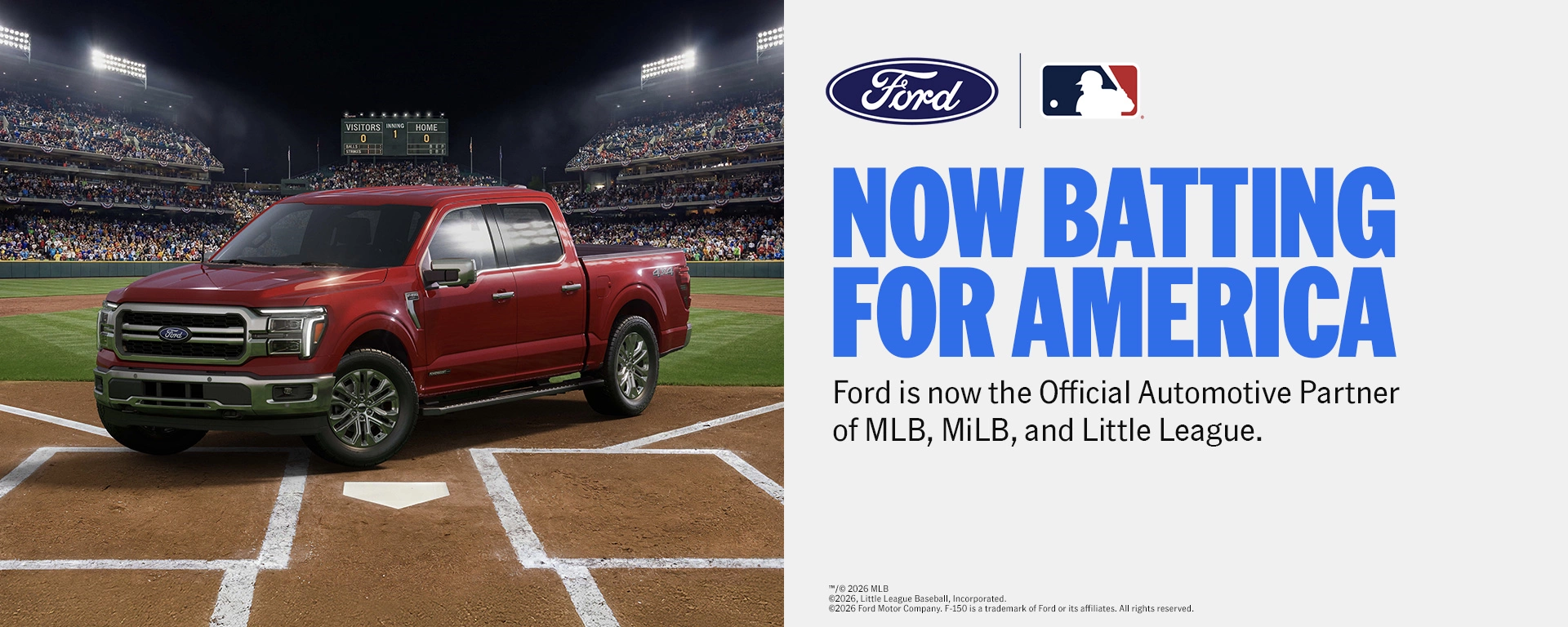 Now batting for America at Mike Carpino Ford Columbus in Columbus KS