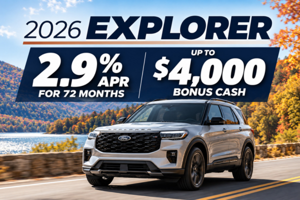 2026 Ford Explorer Low APR
